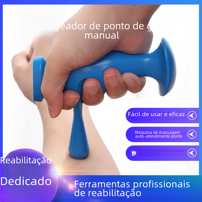 Active Thrive manual trigger point massager showing a handheld device with textured massage tips for muscle relief.