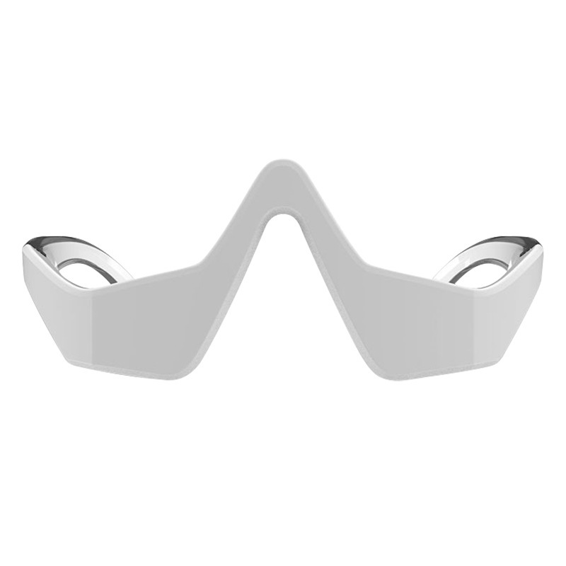Wireless eye massager from My Store with ergonomic design, showcasing its sleek, portable shape and soft eye cushions.