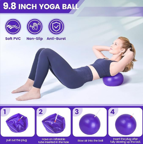 Active Thrive 13-piece Yoga and Pilates set with mats, blocks, straps, and accessories for fitness and flexibility routines.