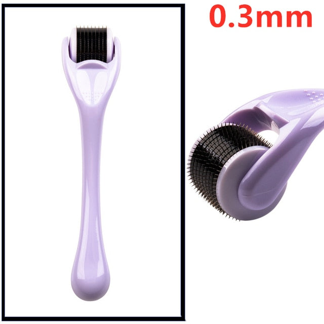 My Store Derma Face Roller with stainless steel roller for facial massage and skin rejuvenation.