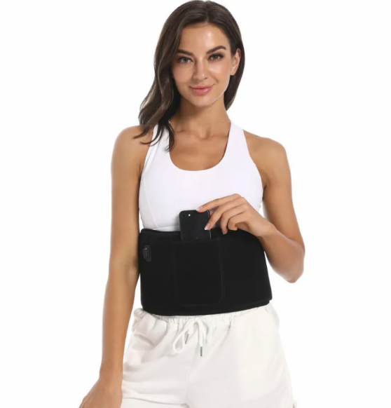 Active Thrive LED Infrared Belt Therapy Device showing a black belt with infrared light panels for pain relief and muscle therapy.