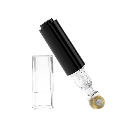 Red 3-in-1 Lip and Beard Growth Roller from My Store showing the portable roller device with metal roller heads for hair growth.
