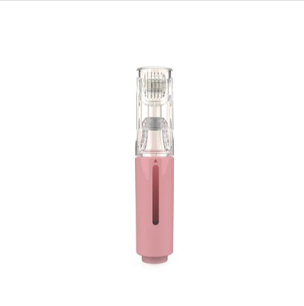 3-in-1 Lip and Beard Growth Roller by My Store showing a handheld device with rolling heads for facial hair and lip enhancement.