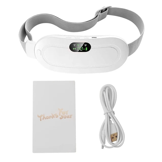 Electric heating pad and massager from My Store, showing a soft, flexible pad with control settings for pain relief and relaxation.