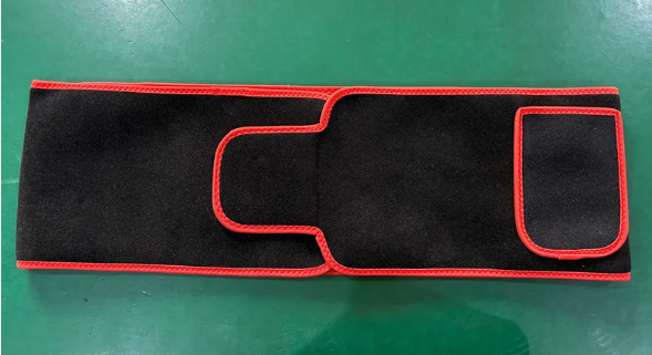 Infrared LED belt therapy device by Active Thrive showing a black belt with LED lights for infrared treatment.