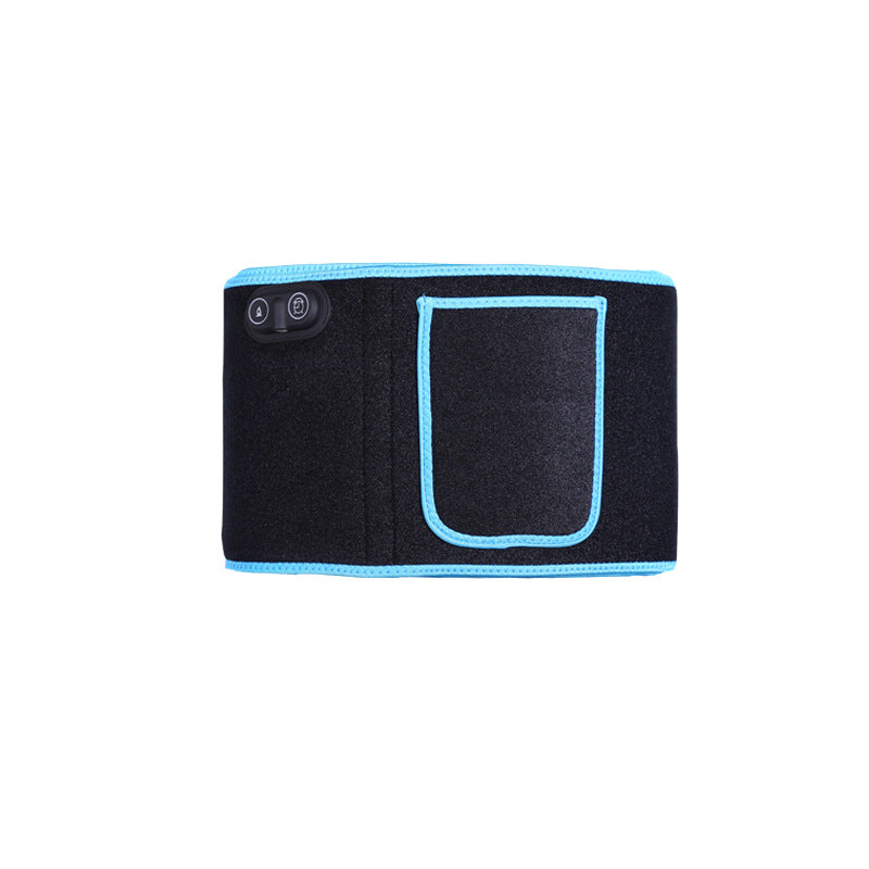Red light therapy heating waist belt from My Store, long wave design with adjustable strap for pain relief and muscle relaxation.