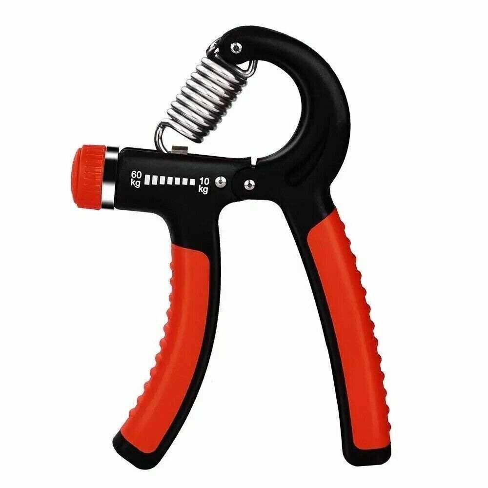 My Store PowerGrip Strength Trainer showing textured handles and adjustable resistance dials for hand grip exercises.