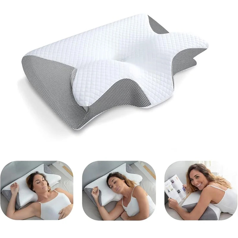 Comfortable neck pillow from My Store with ergonomic design for supportive rest during travel or relaxation.