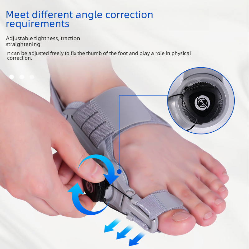 Upgraded adjustable bunion corrector from My Store showing a comfortable, supportive orthotic device for toe realignment.